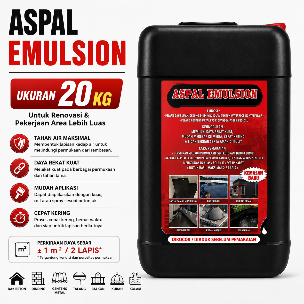 Asphalt Emulsion 20 kg